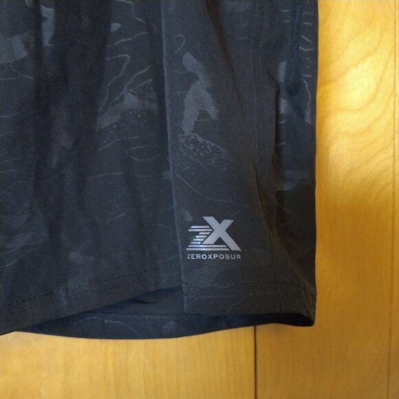 ZEROXPOSUR MEN'S XXL BLACK CAMO SWIM TRUNKS SHORTS NEW BEACH VACATION - Picture 3 of 6